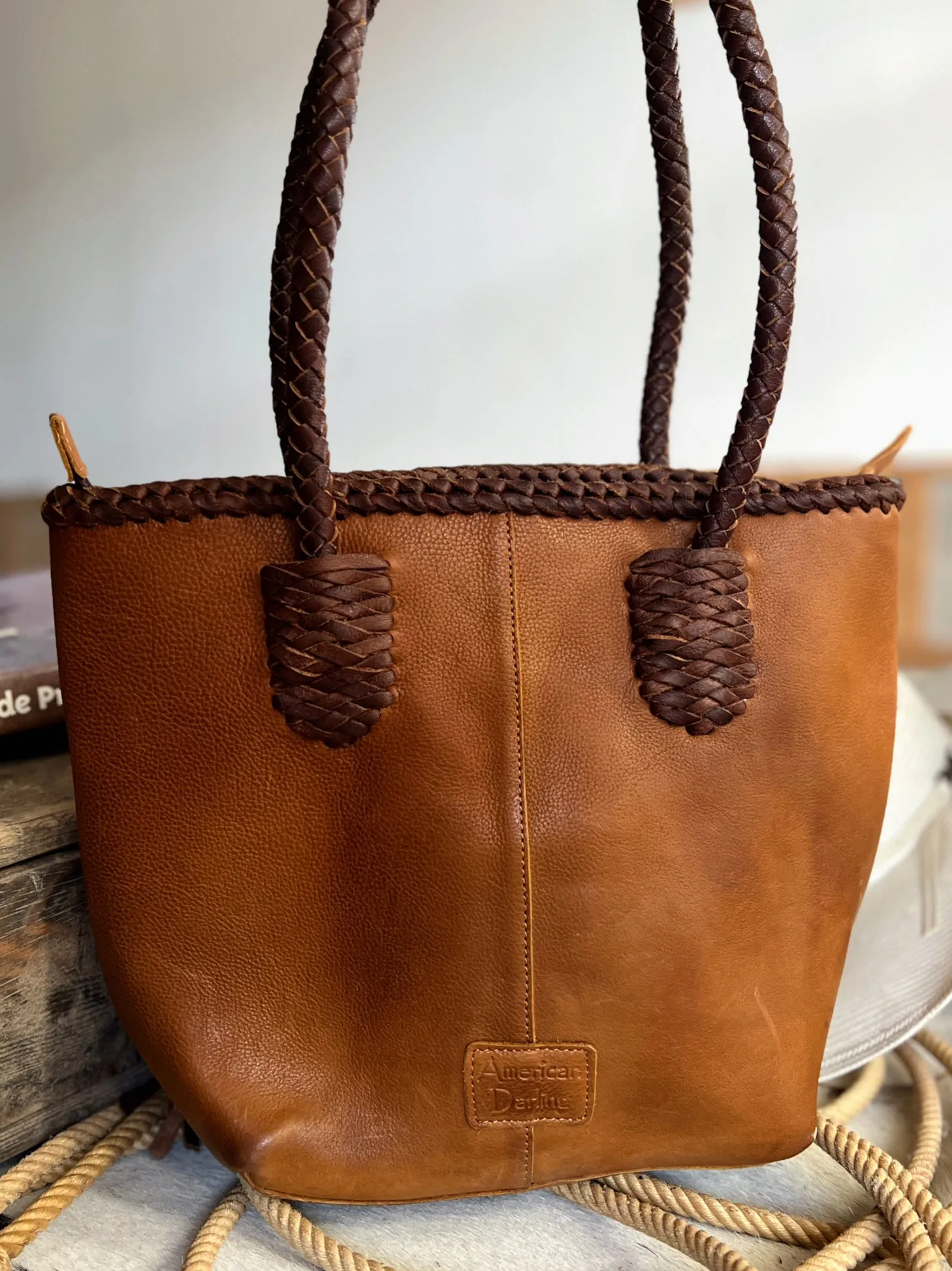 Darling With Braids And Fringe Bag