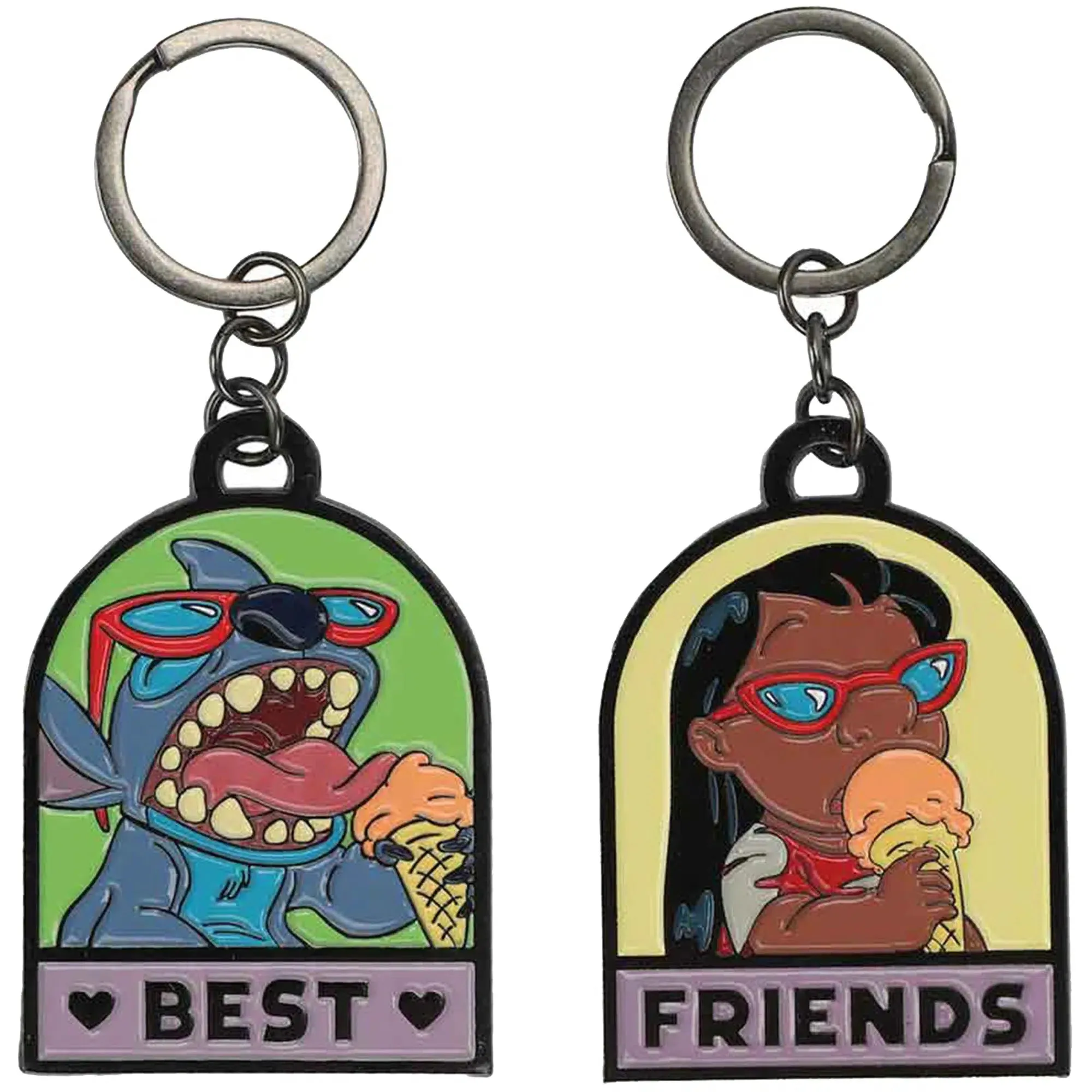 Disney: Lilo & Stitch - Best Friends Keychain Set - Bioworld