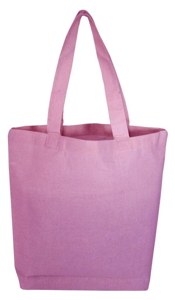 Economical 100% Cotton Cheap Tote Bags W/Gusset