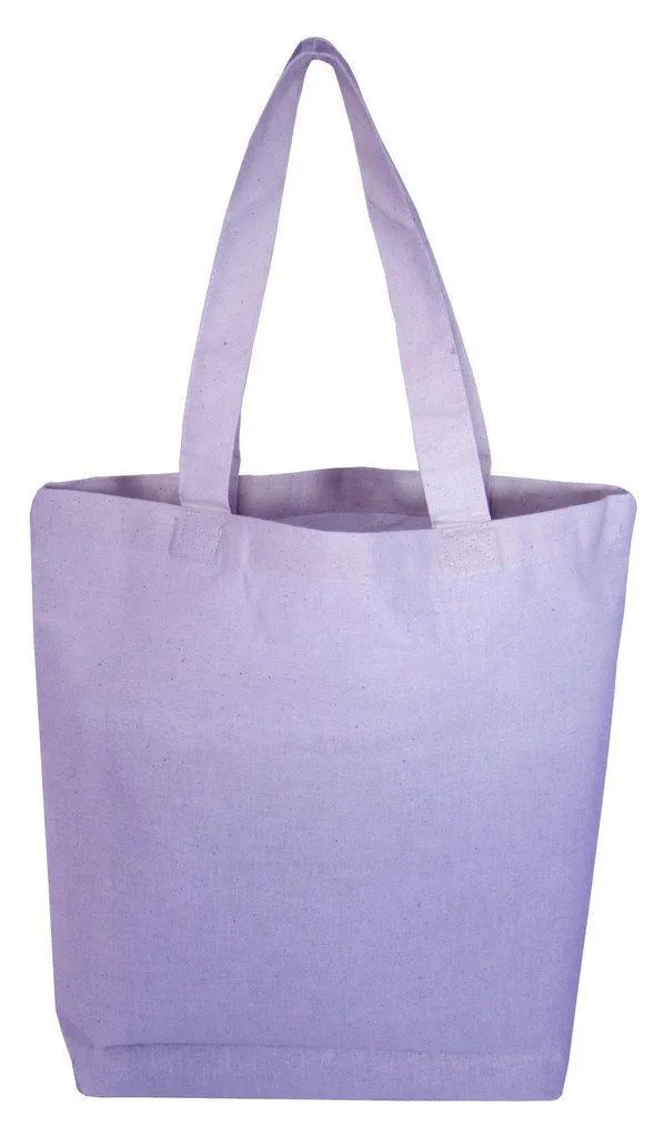 Economical 100% Cotton Cheap Tote Bags W/Gusset