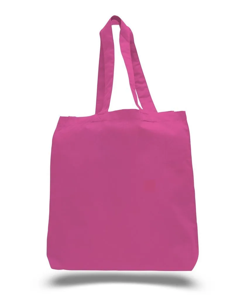 Economical 100% Cotton Cheap Tote Bags W/Gusset