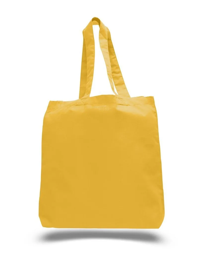 Economical 100% Cotton Cheap Tote Bags W/Gusset