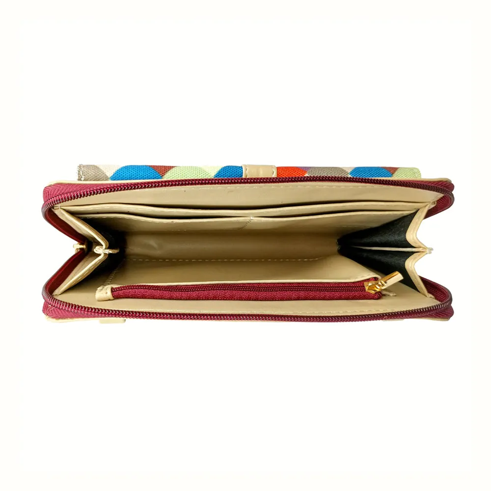 Elegant Cream Wallet Perfect For Women & Girls