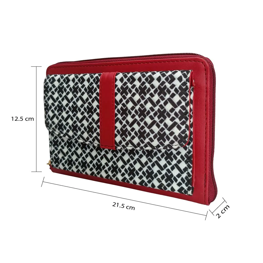 Elegant Red Wallet Perfect For Women & Girls