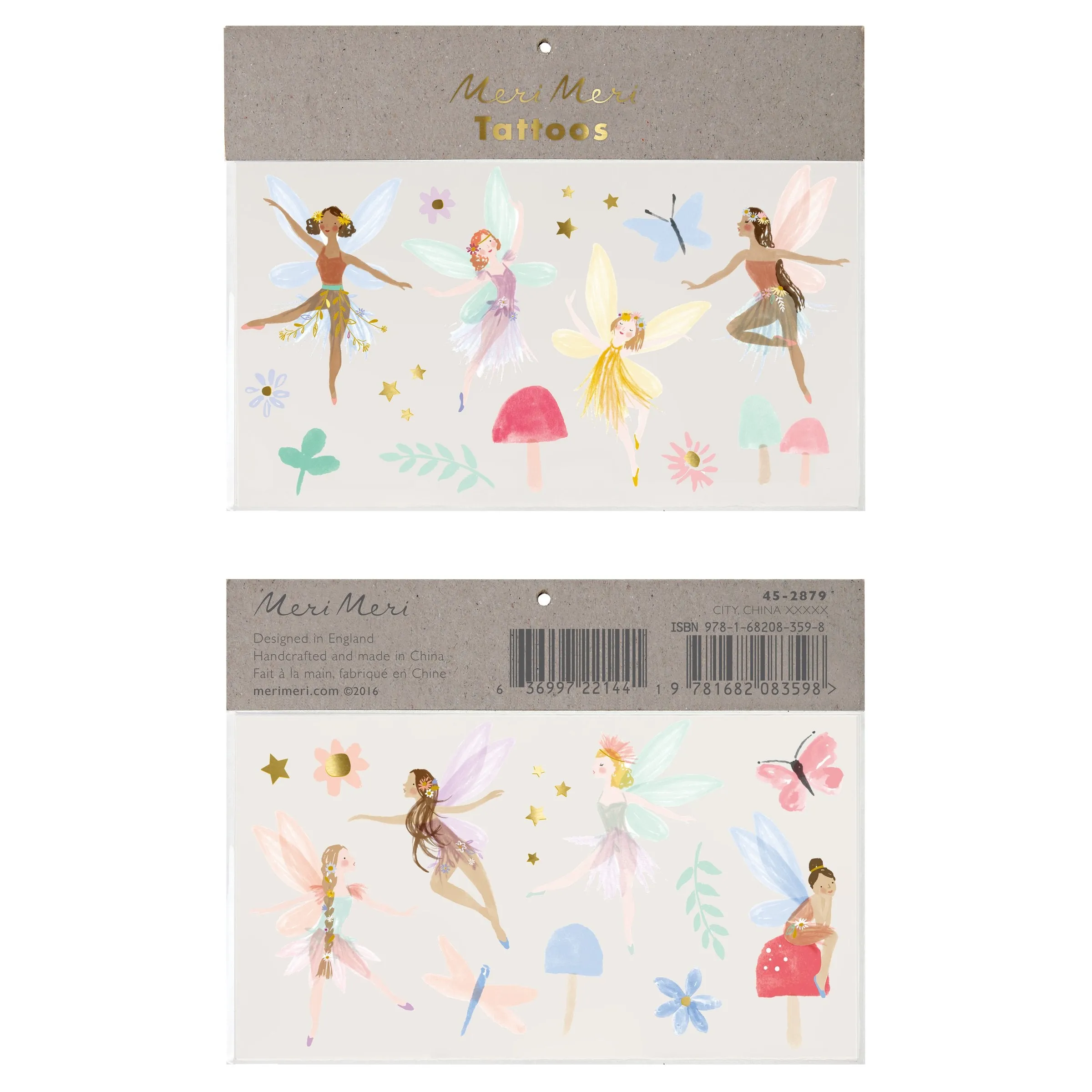 Fairy Large Tattoos (x 2 sheets)