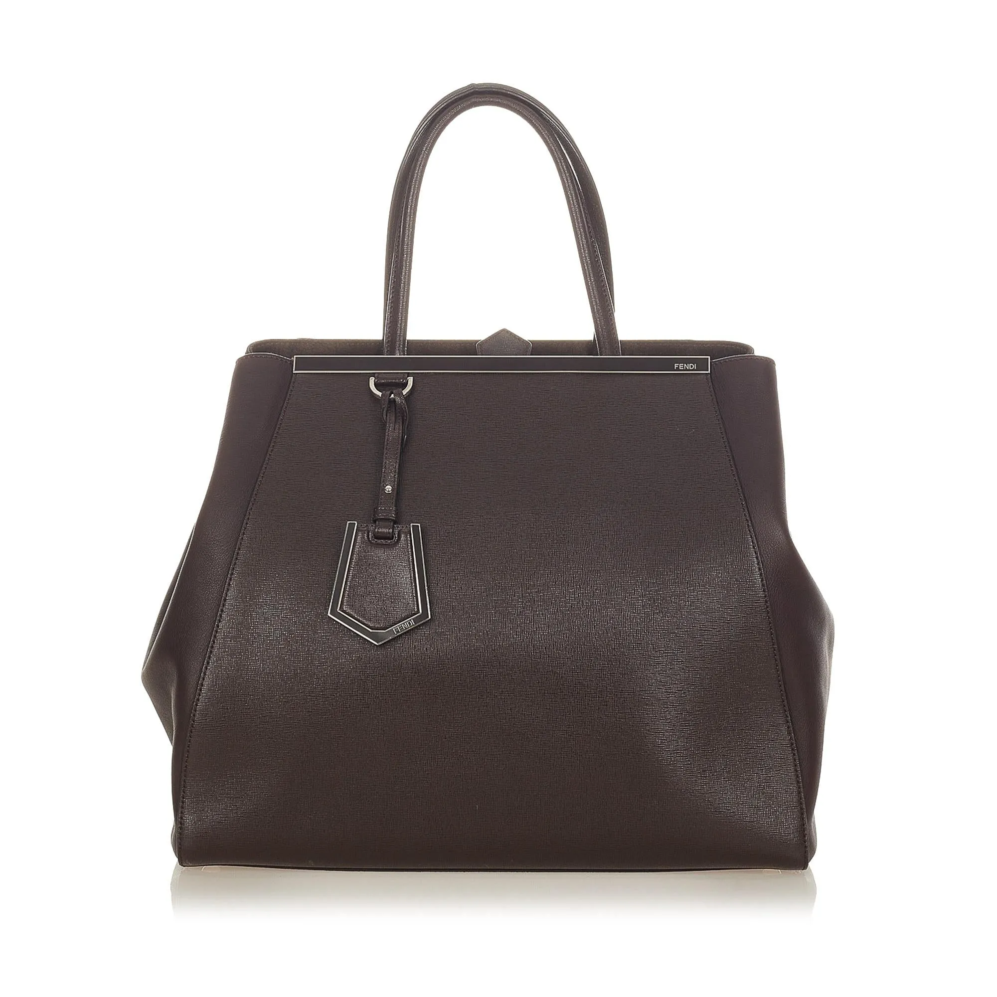 Fendi 2Jours Leather Tote Bag (SHG-26240)