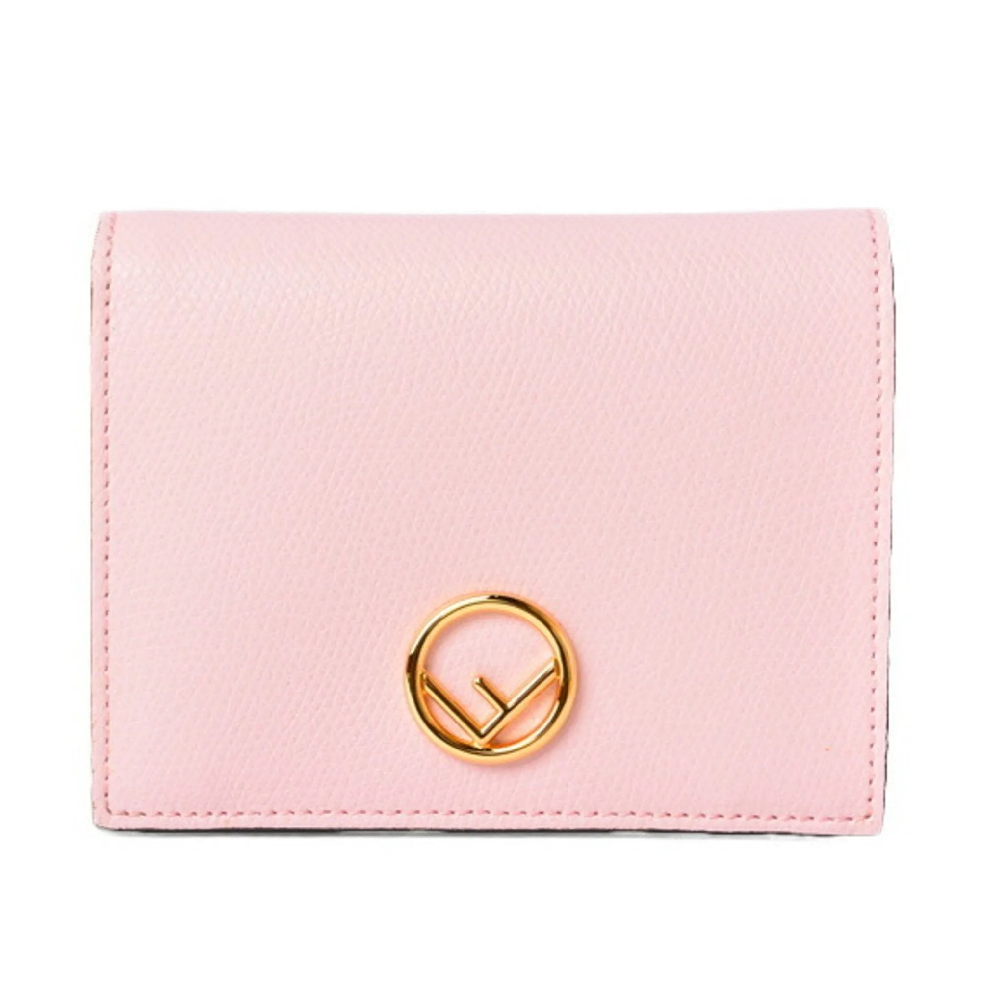 Fendi Bifold Wallet 8M0387 A18B F0NVJ Soft Leather Peonia