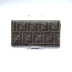 Fendi Browns PVC Long Wallet