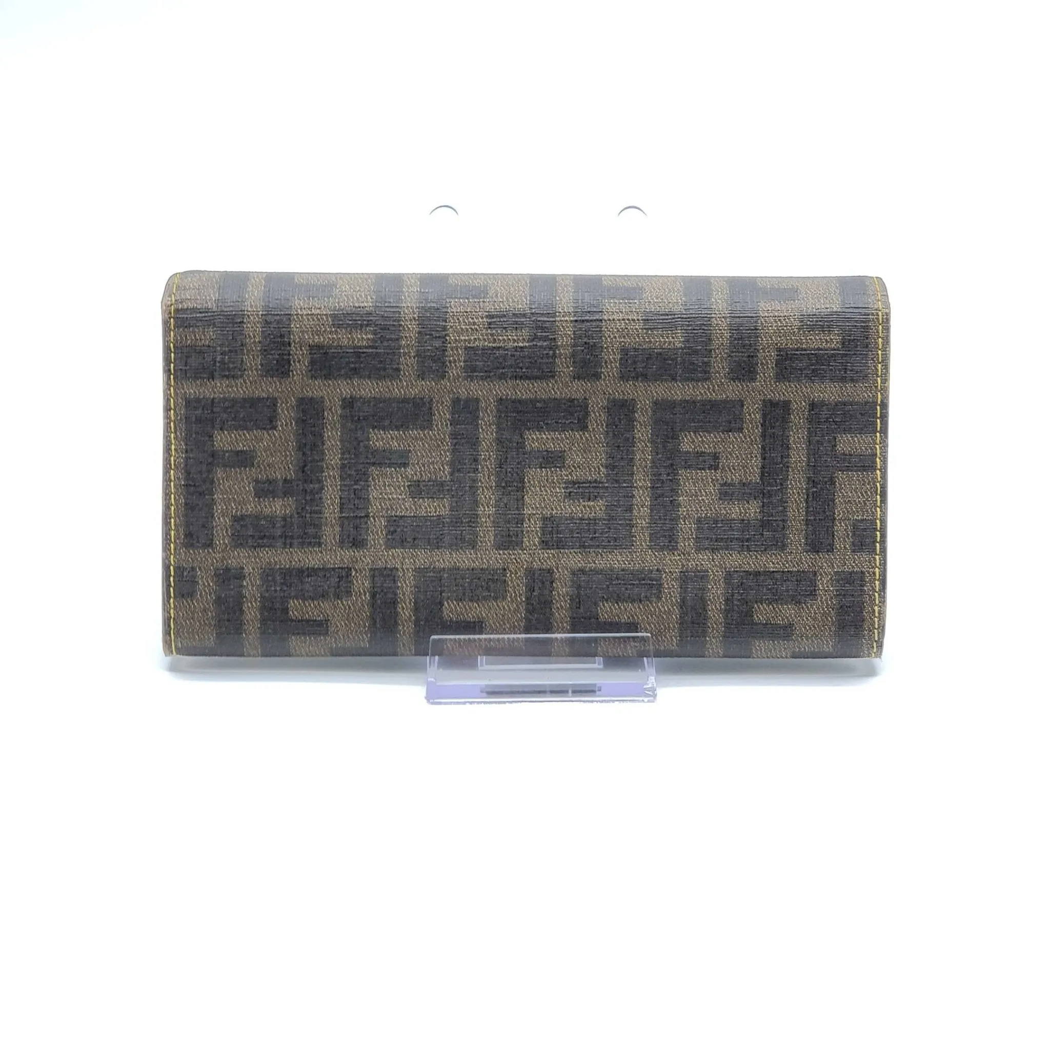 Fendi Browns PVC Long Wallet