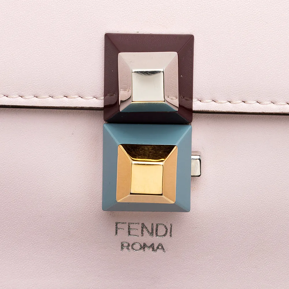 Fendi Calfskin Kan I Small Shoulder Bag (SHF-21594)