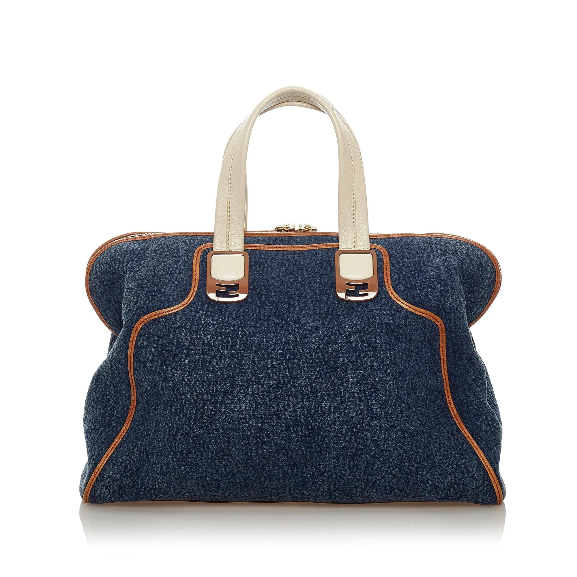 Fendi Chameleon Denim Satchel (SHG-29058)