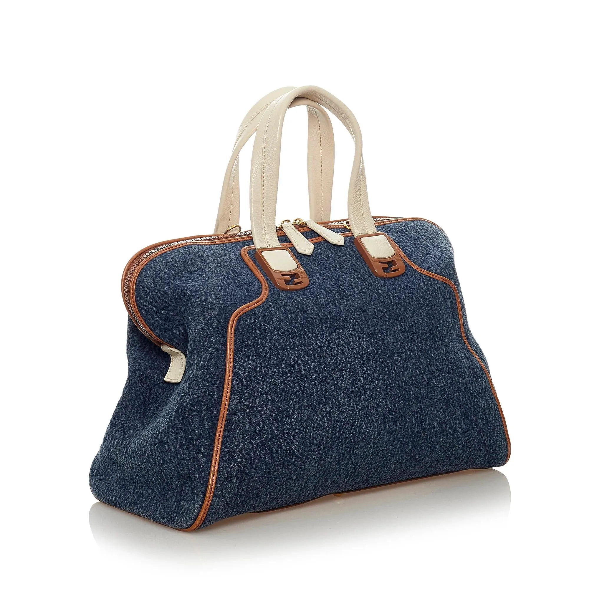 Fendi Chameleon Denim Satchel (SHG-29058)