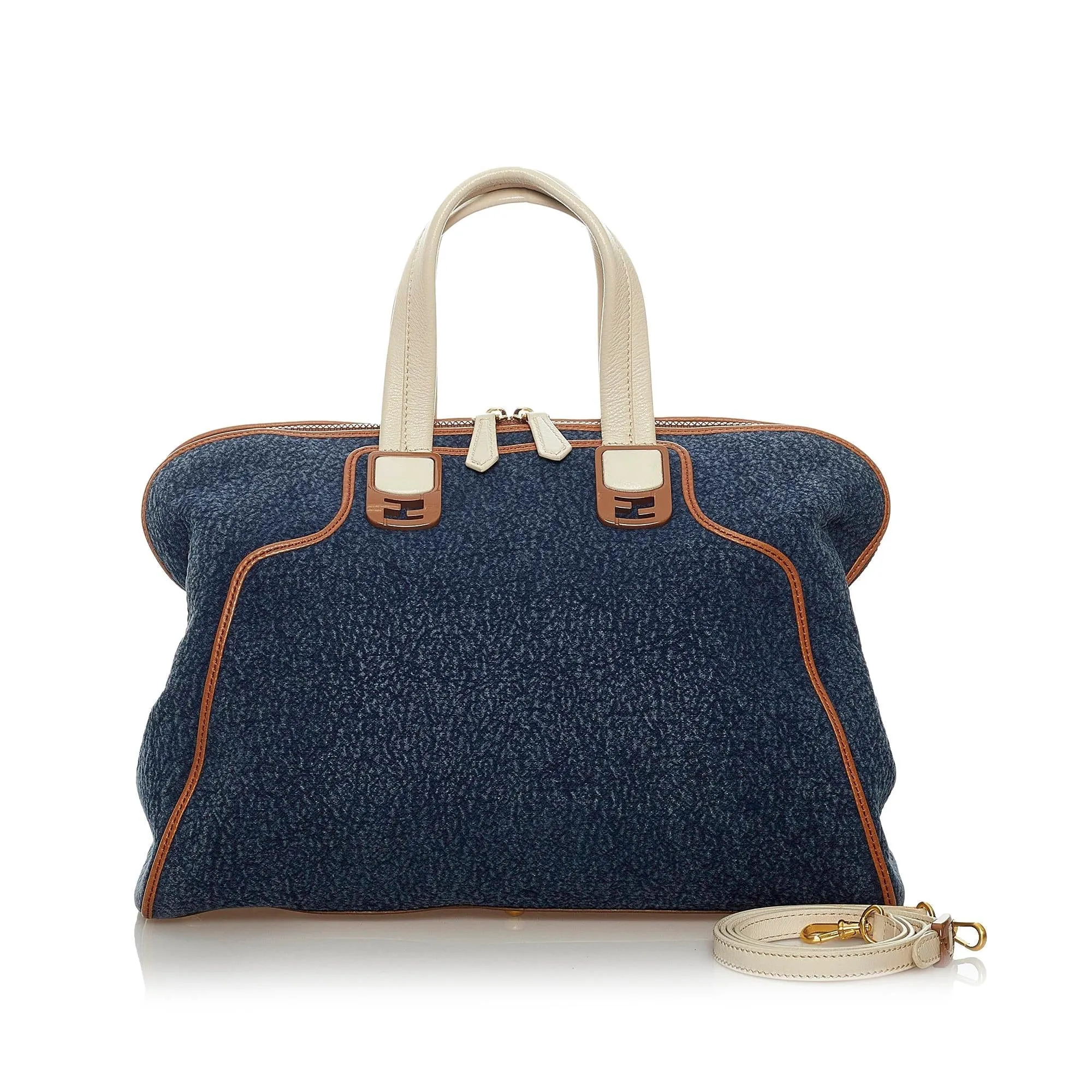 Fendi Chameleon Denim Satchel (SHG-29058)