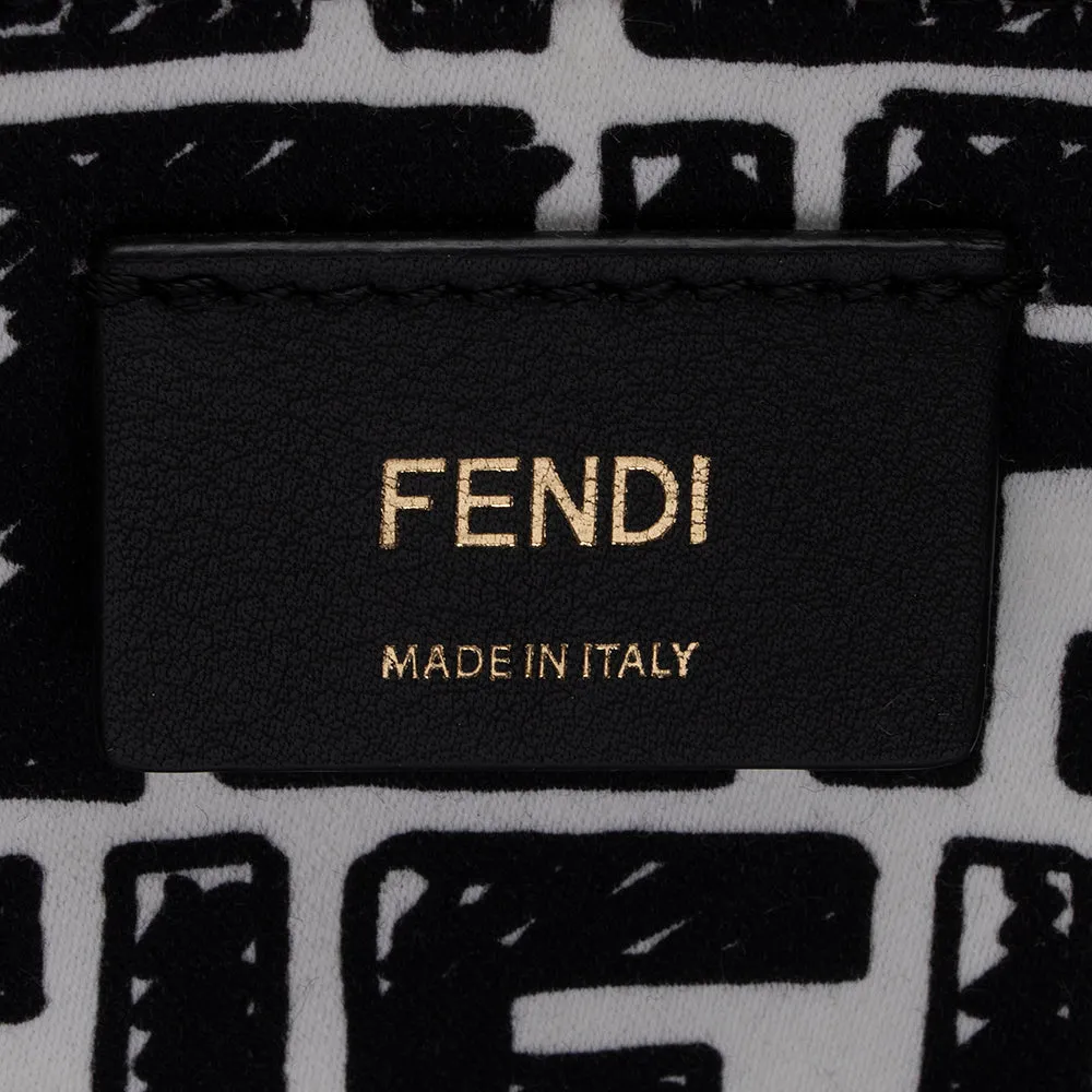 Fendi Coated Canvas Vetrifi Shopping Small Tote (SHF-15005)