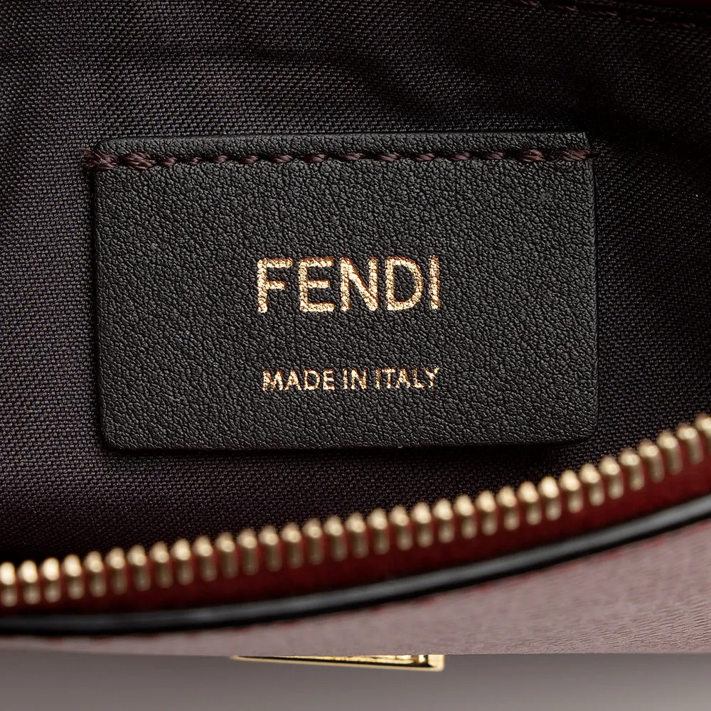 Fendi FF Embossed Calfskin Wallet on Chain Mini Bag (SHF-20480)