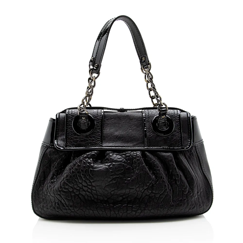 Fendi Leather B Bag Shoulder Bag (SHF-14761)