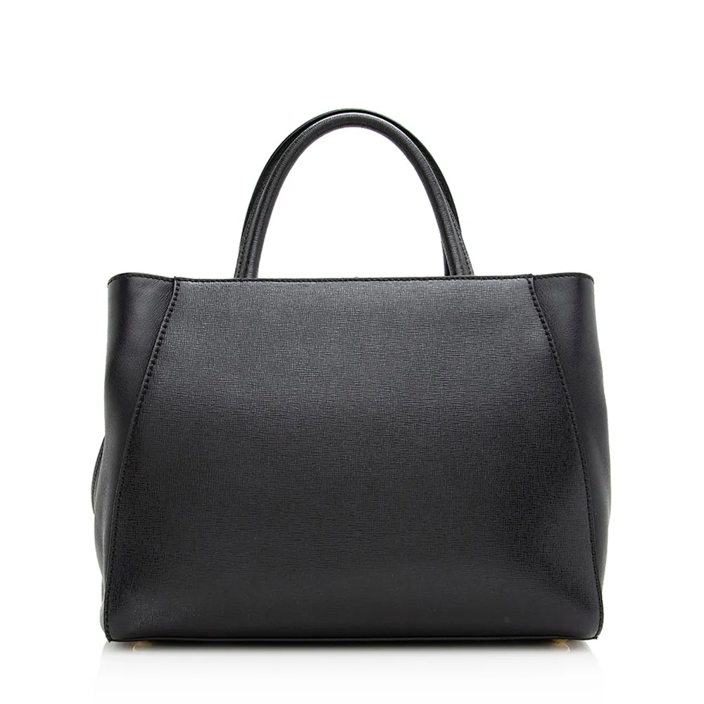 Fendi Leather Petite 2Jours Tote (SHF-20149)