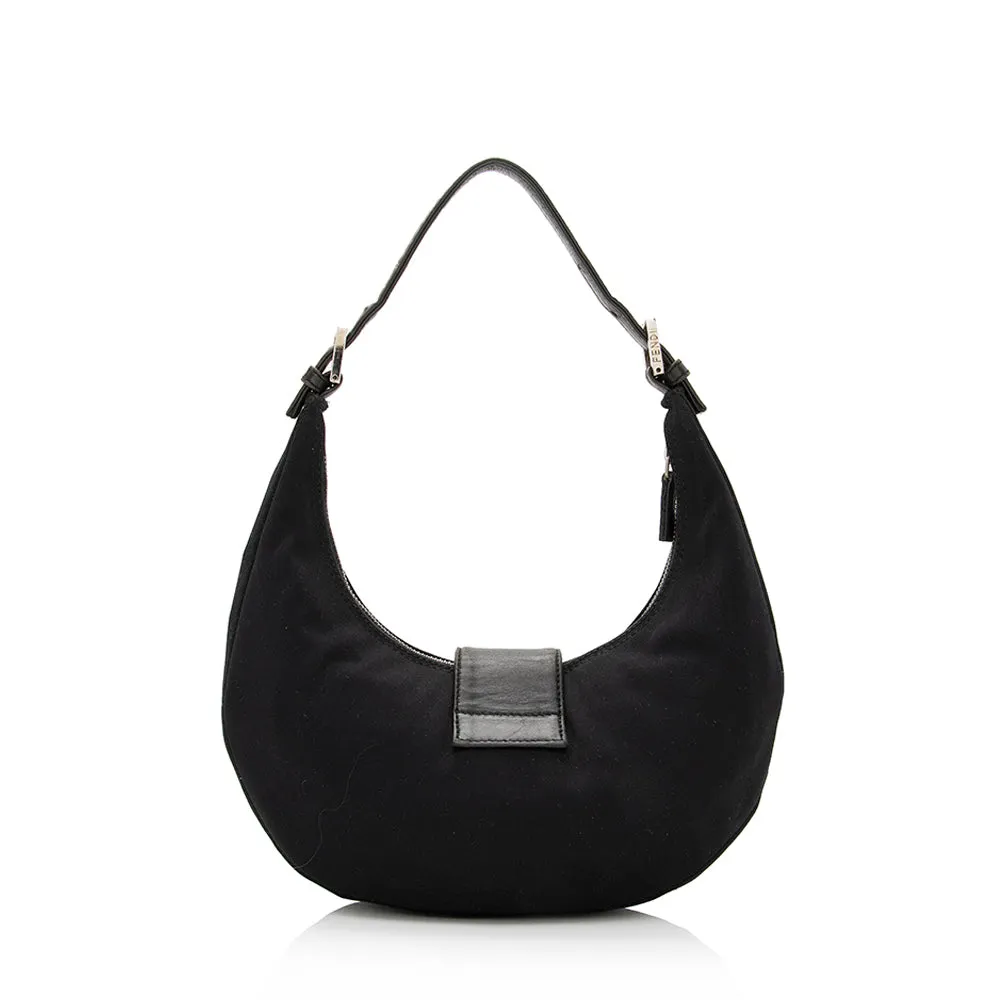 Fendi Vintage Neoprene Half Moon Shoulder Bag (SHF-21980)