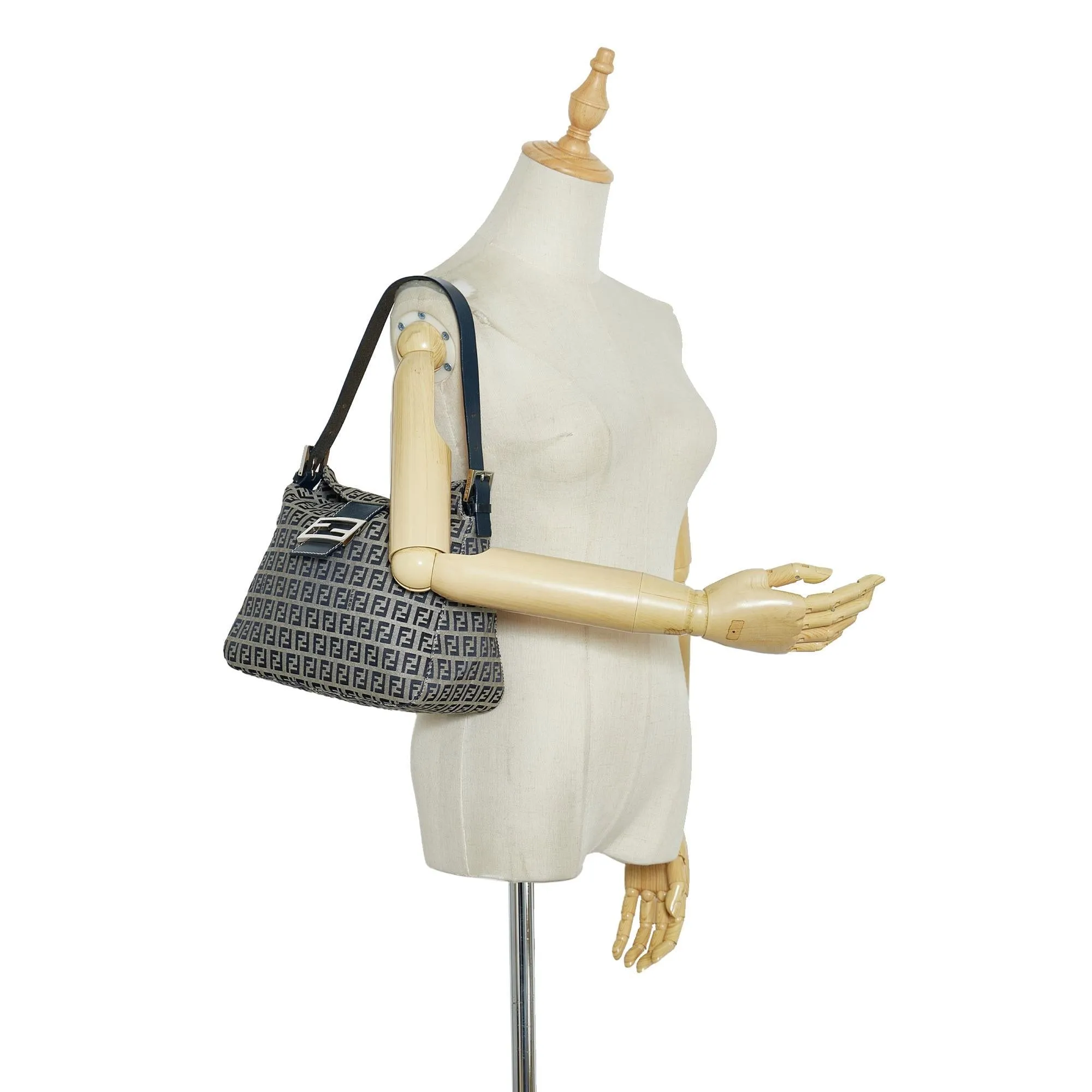 Fendi Zucchino Double Flap (SHG-cwQeTX)