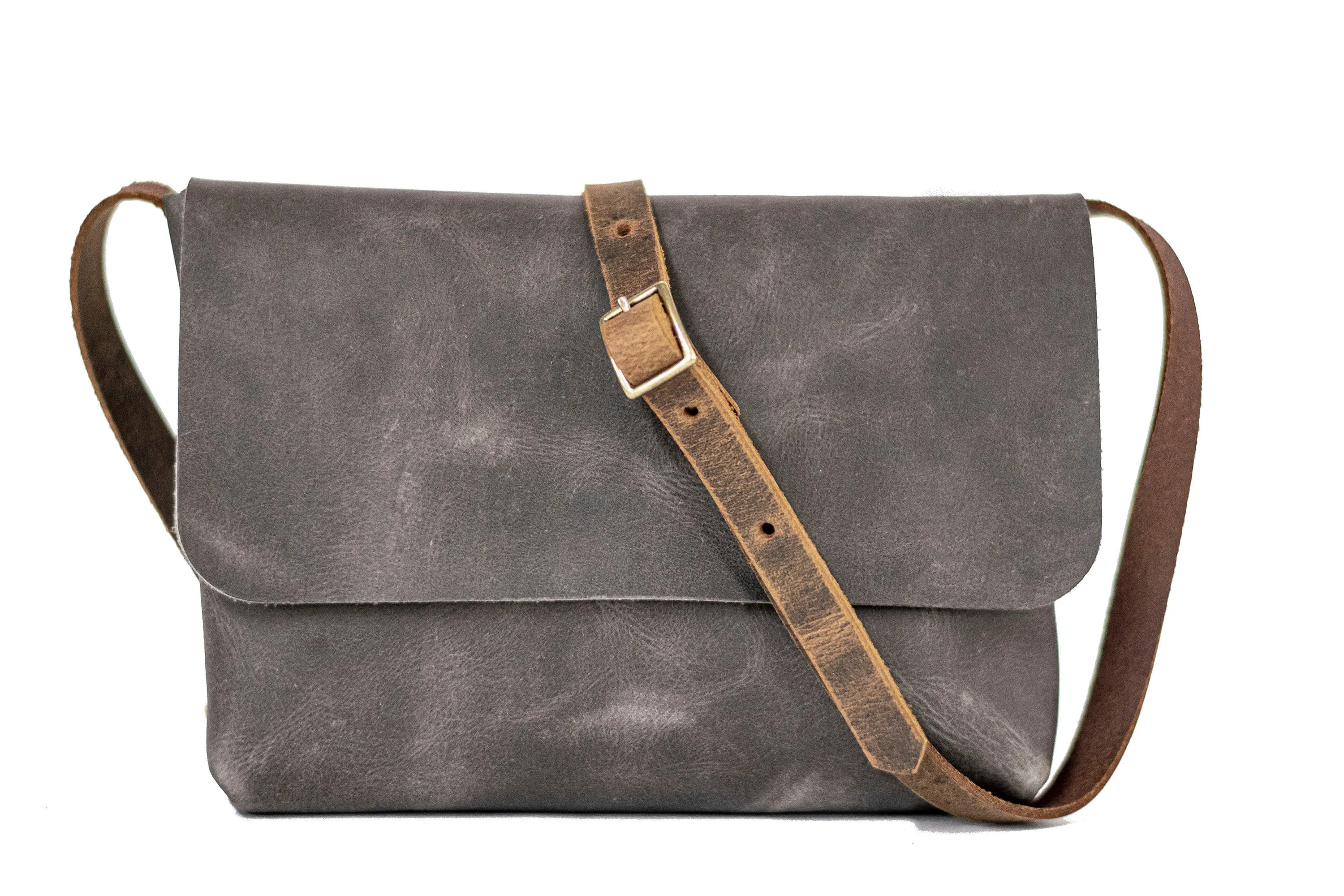 Flagship Colors | Eco-Friendly Leather Mini Satchel Bag | Small Crossbody Bag