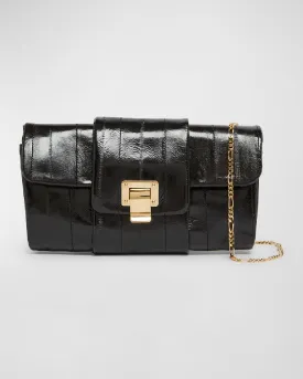 Flap Leather Shoulder Bag