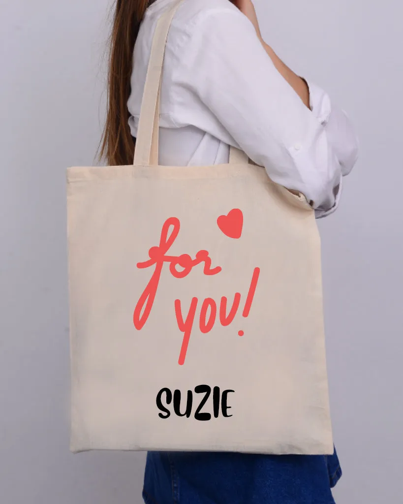 For You! - Valentine's Tote Bag