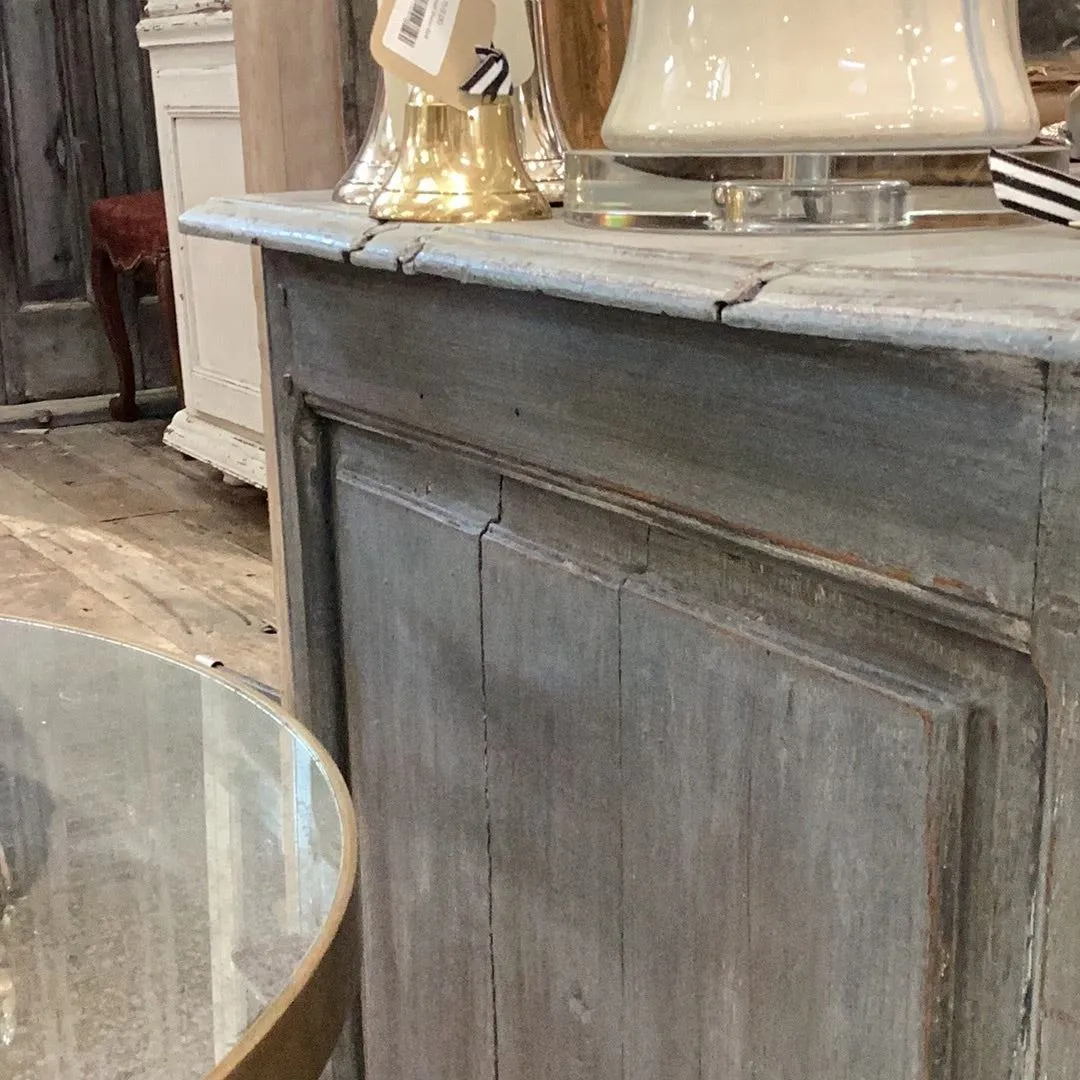 French Grey Buffet Cabinet or Sideboard