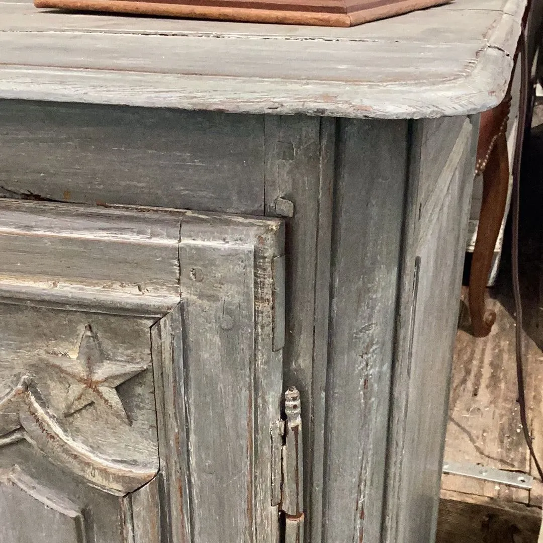 French Grey Buffet Cabinet or Sideboard