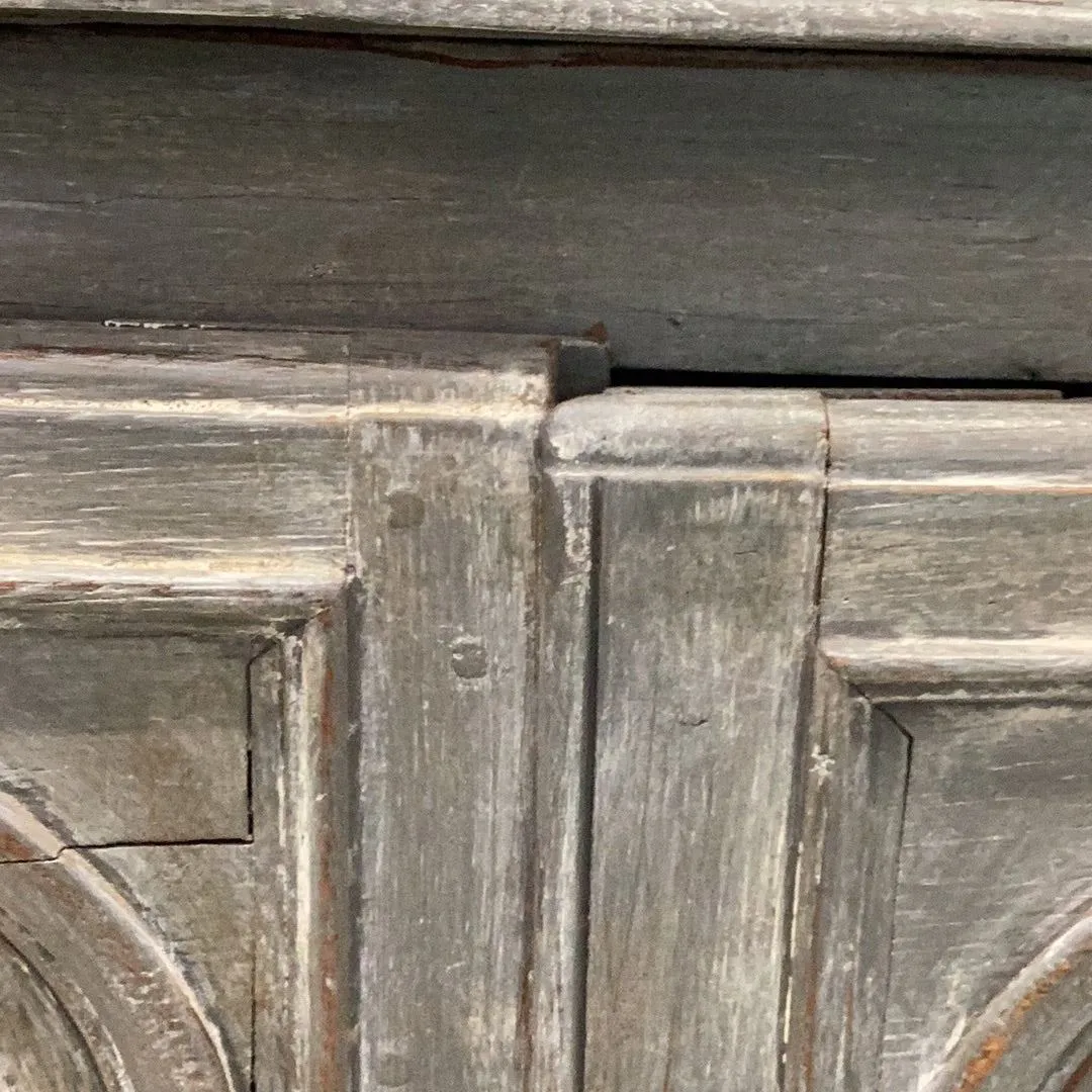 French Grey Buffet Cabinet or Sideboard