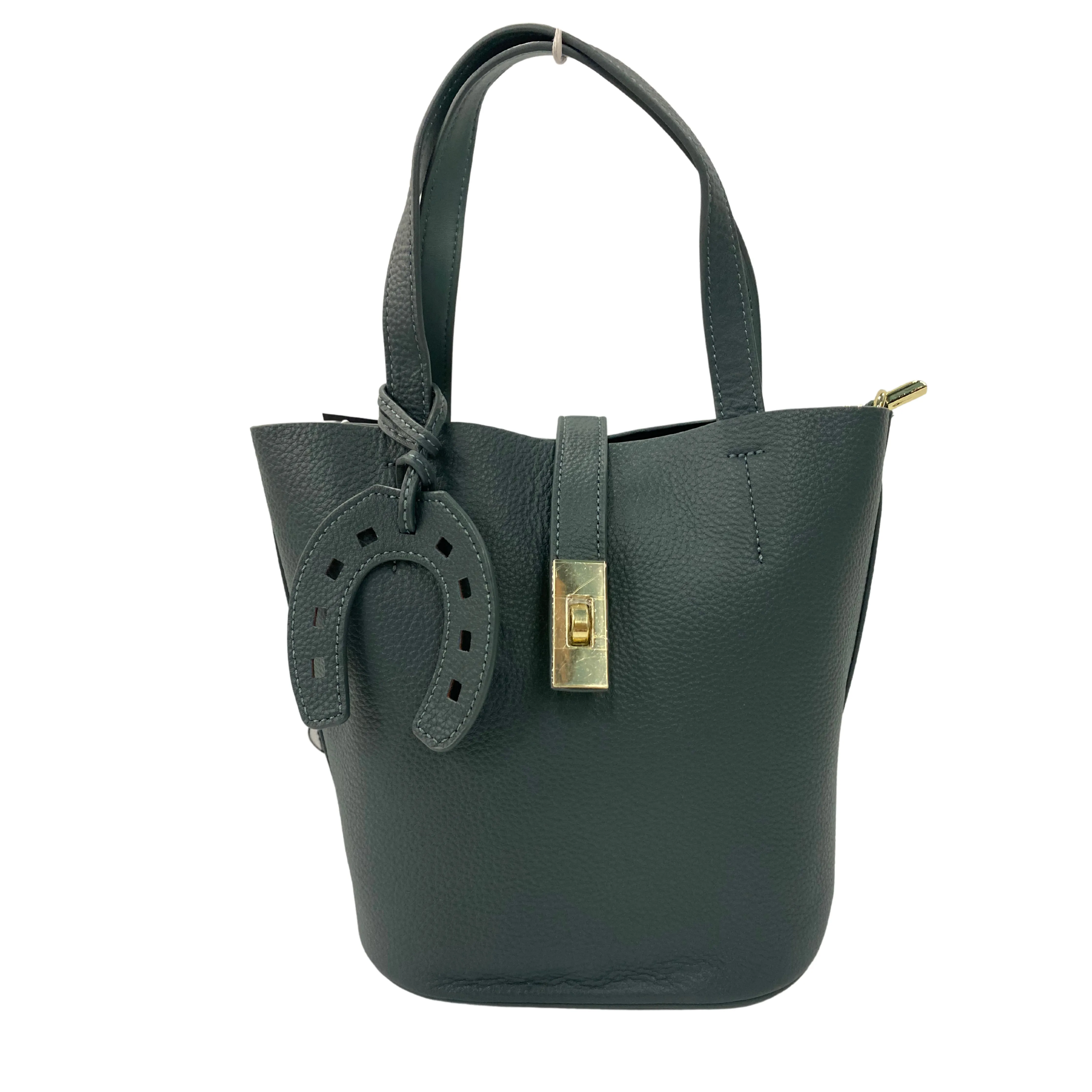 Genuine Leather Bucket Bag - Multiple Colors