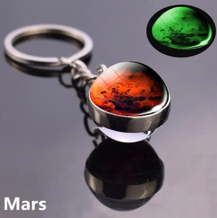 Glow in the Dark Space Keychains