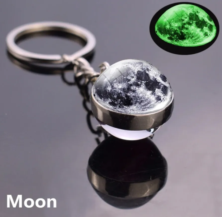 Glow in the Dark Space Keychains