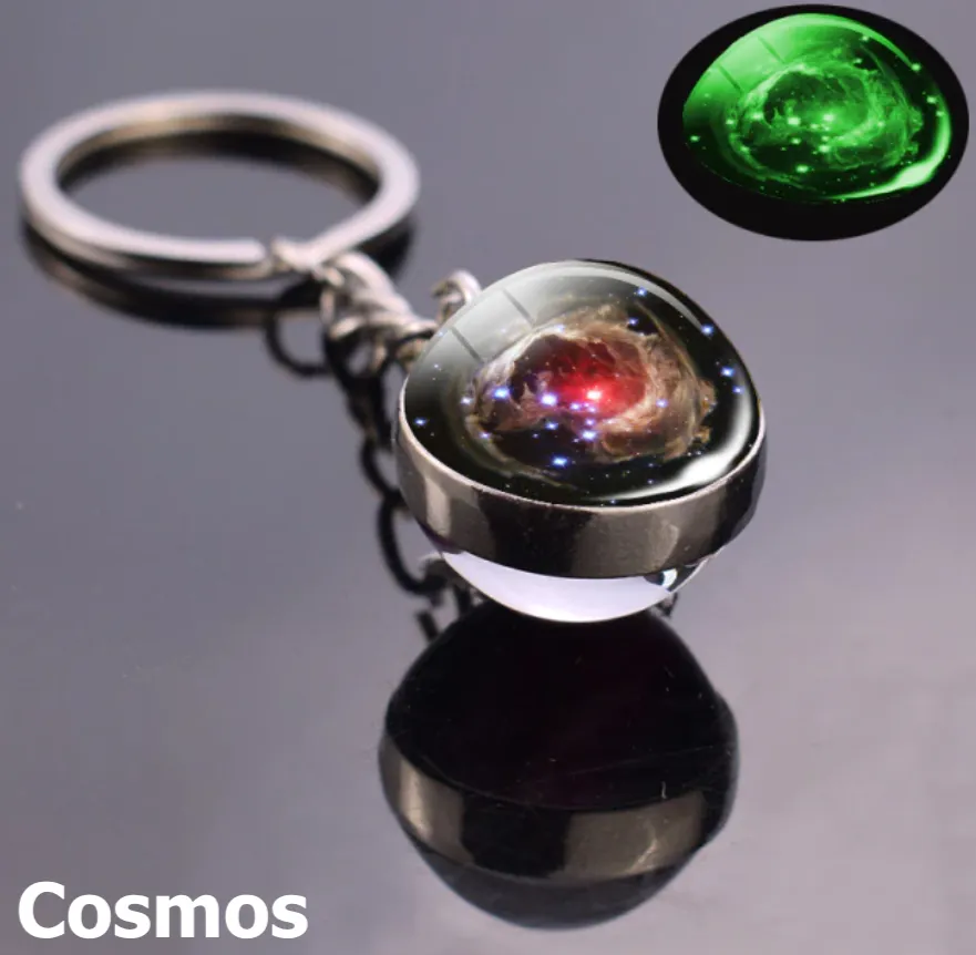 Glow in the Dark Space Keychains