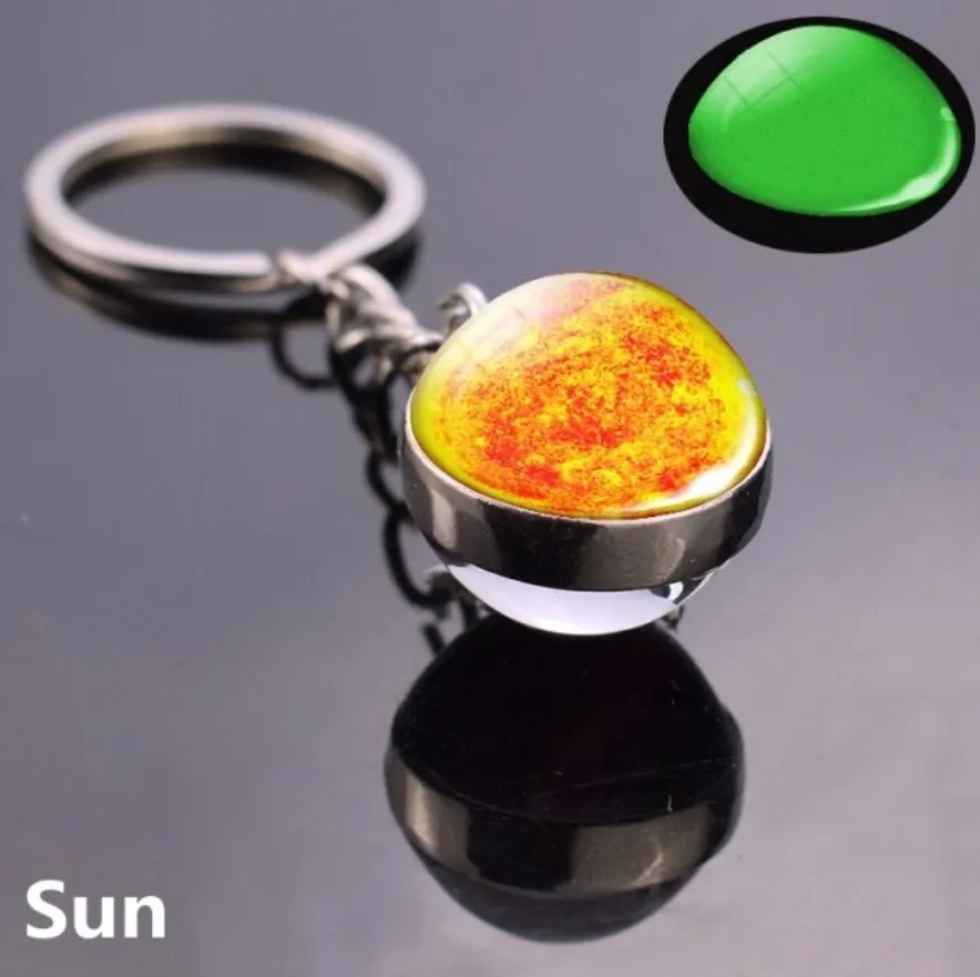 Glow in the Dark Space Keychains