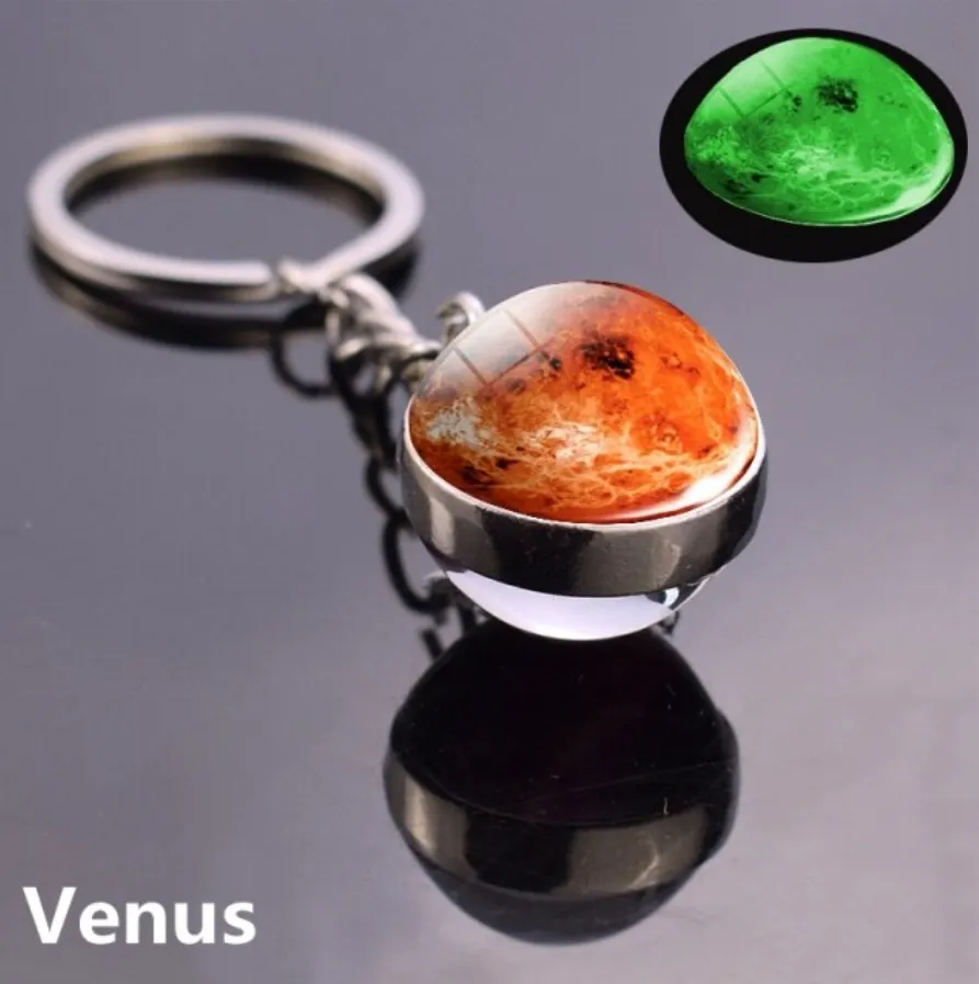 Glow in the Dark Space Keychains