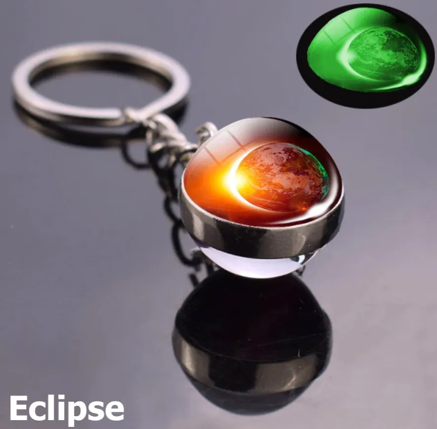 Glow in the Dark Space Keychains