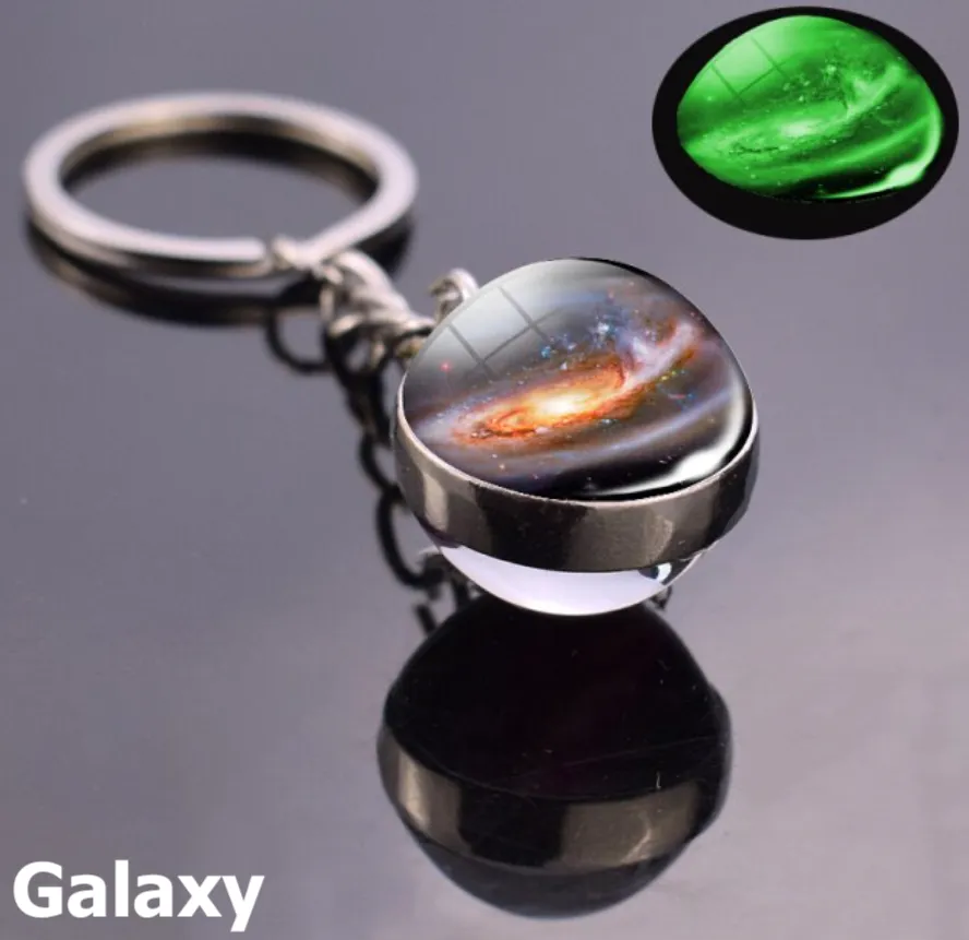 Glow in the Dark Space Keychains