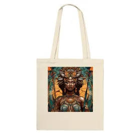 Goddess Warrior Oya African Goddess,  Premium Tote Bag