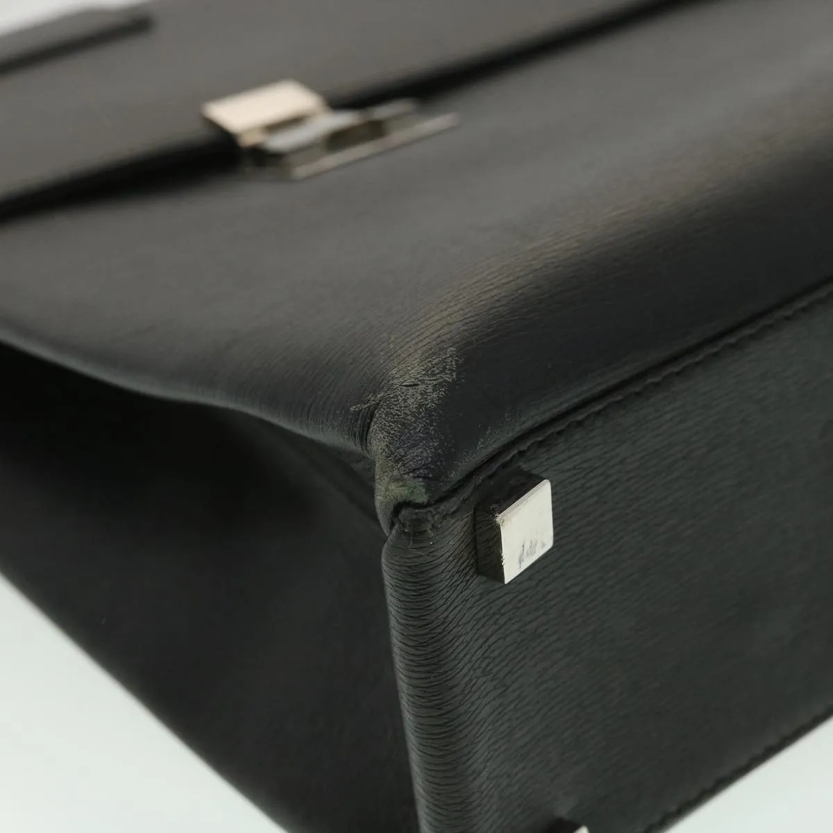 GUCCI Briefcase Leather Black  ar8370