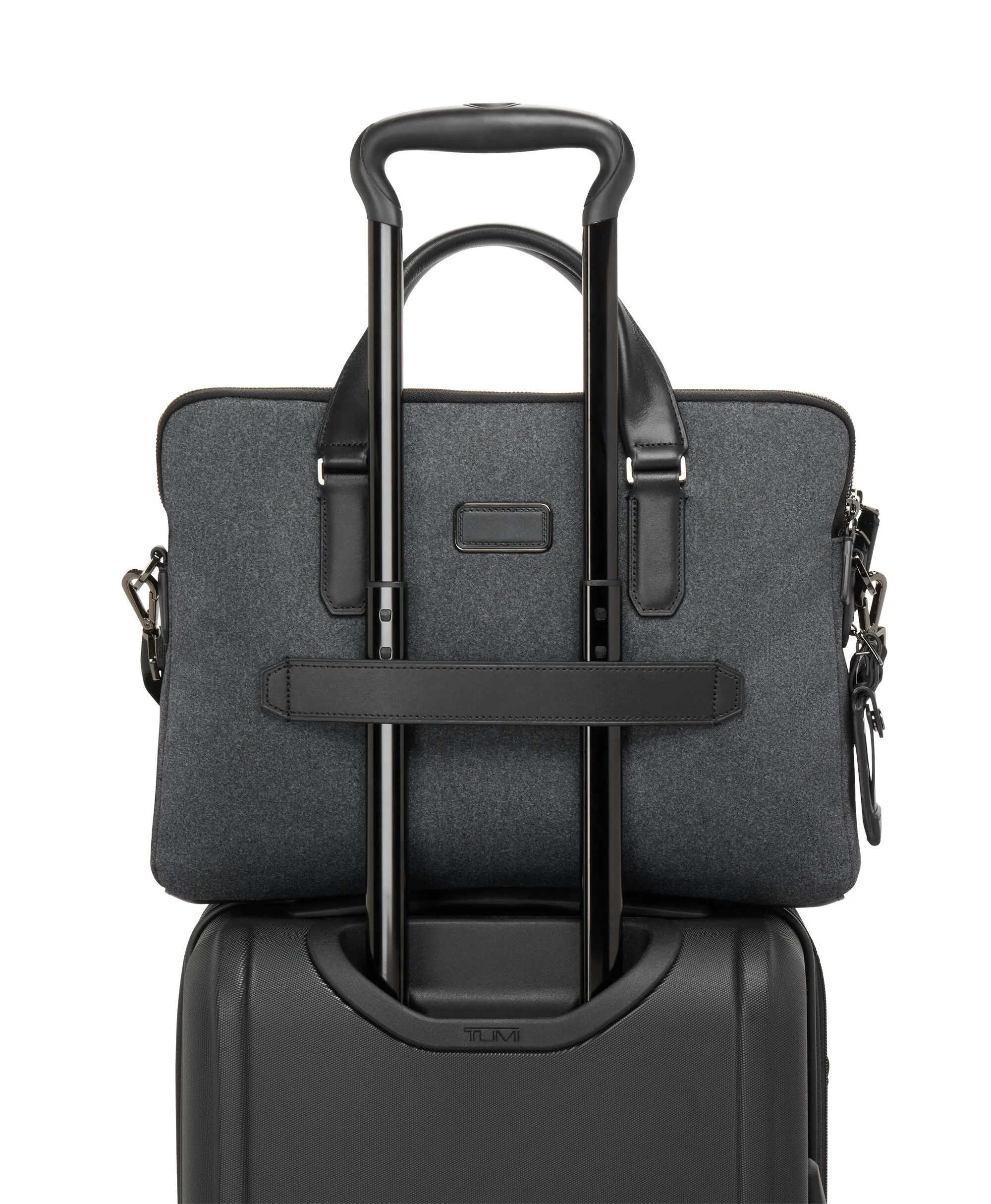 HARRISON Sycamore Briefcase - Dark Charcoal