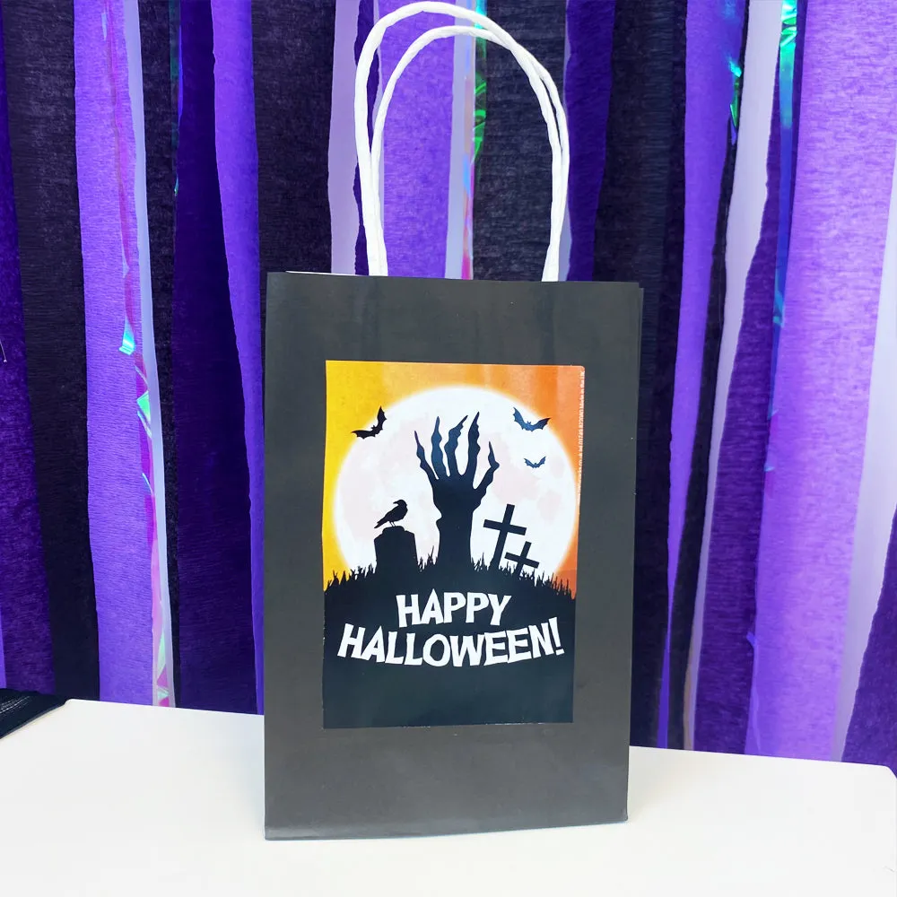 Haunted Graveyard Paper Party Bags - Pack of 4