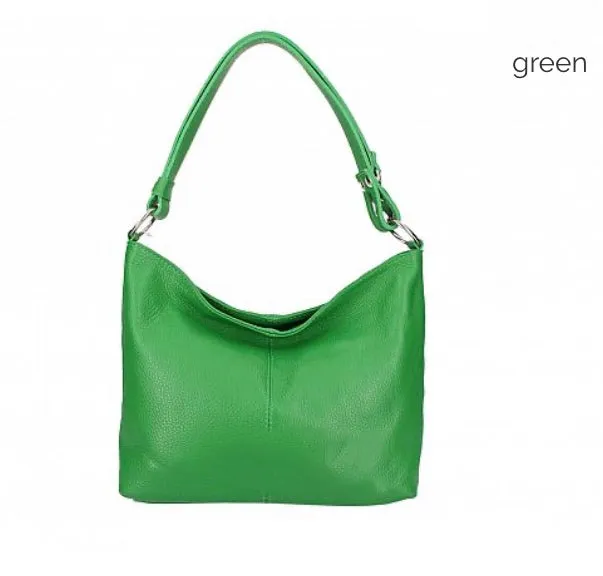 HELEN Italian leather bucket bag