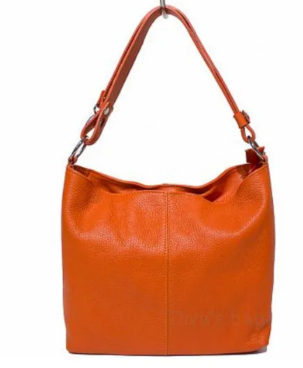 HELEN Italian leather bucket bag