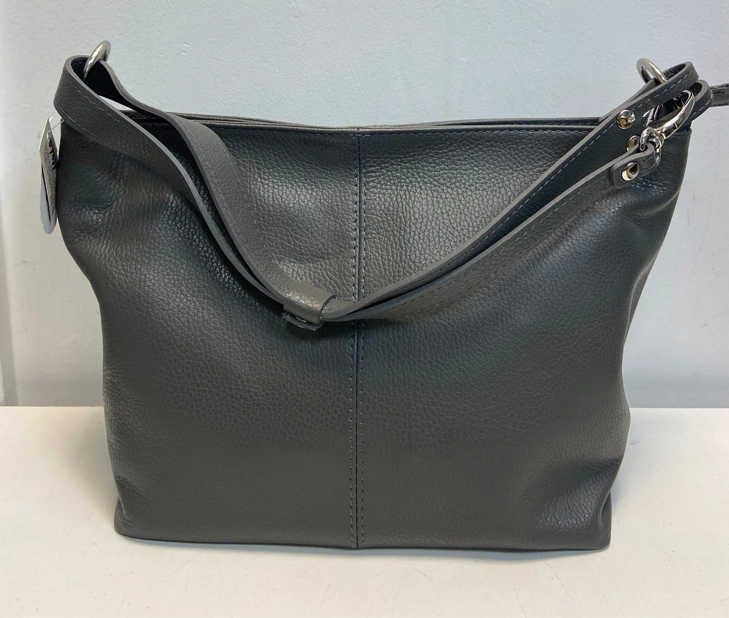 HELEN Italian leather bucket bag