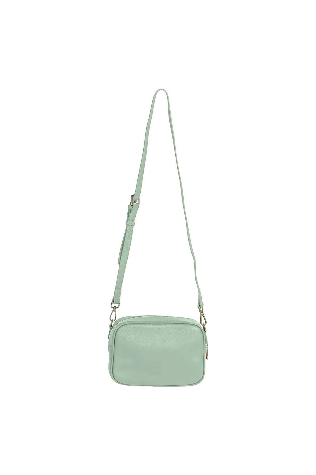 Hoopla Soft Cross Body Box Bag - Sage