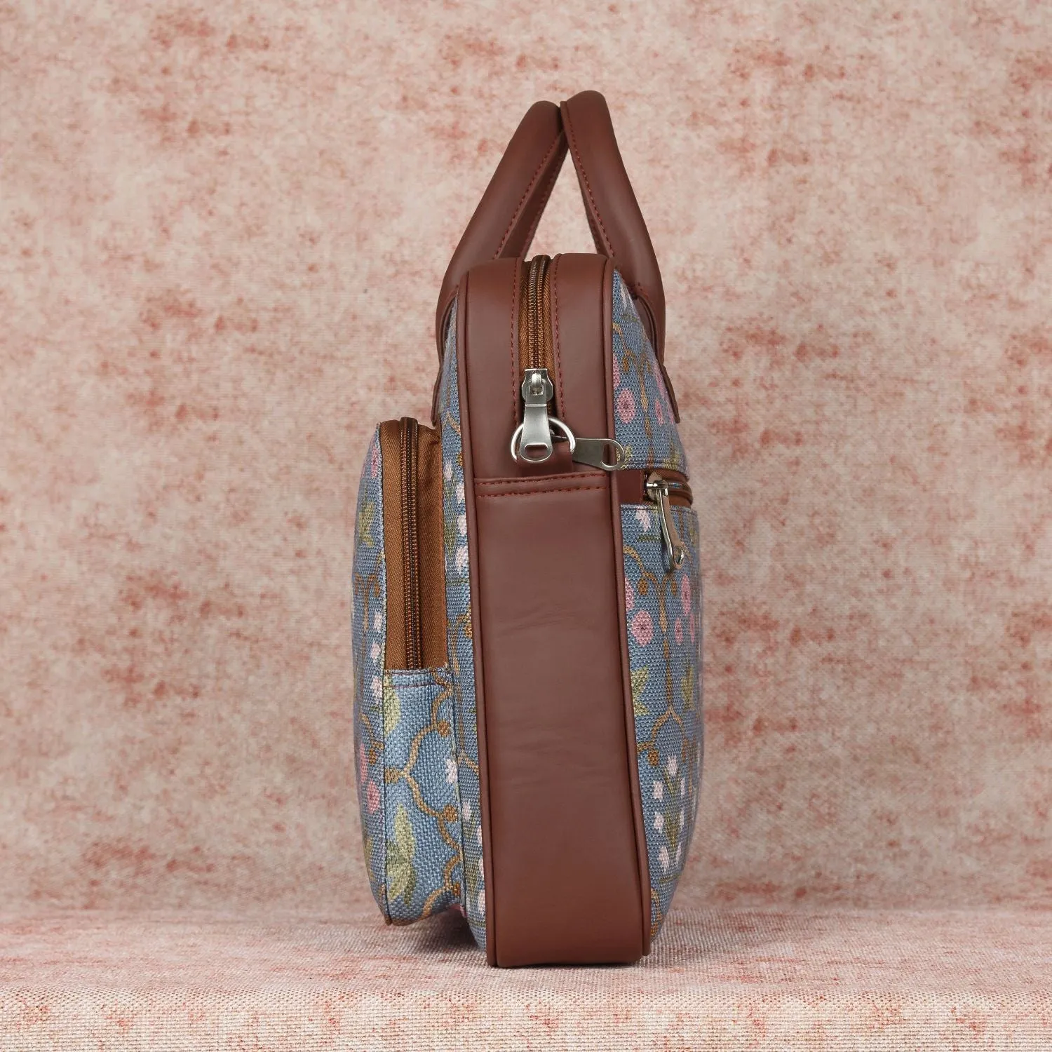 Jaipur Fresco Blue Laptop Bag