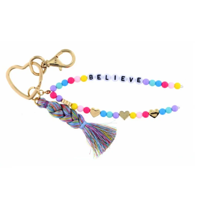 Jane Marie - Beaded Key Ring - Multicolor