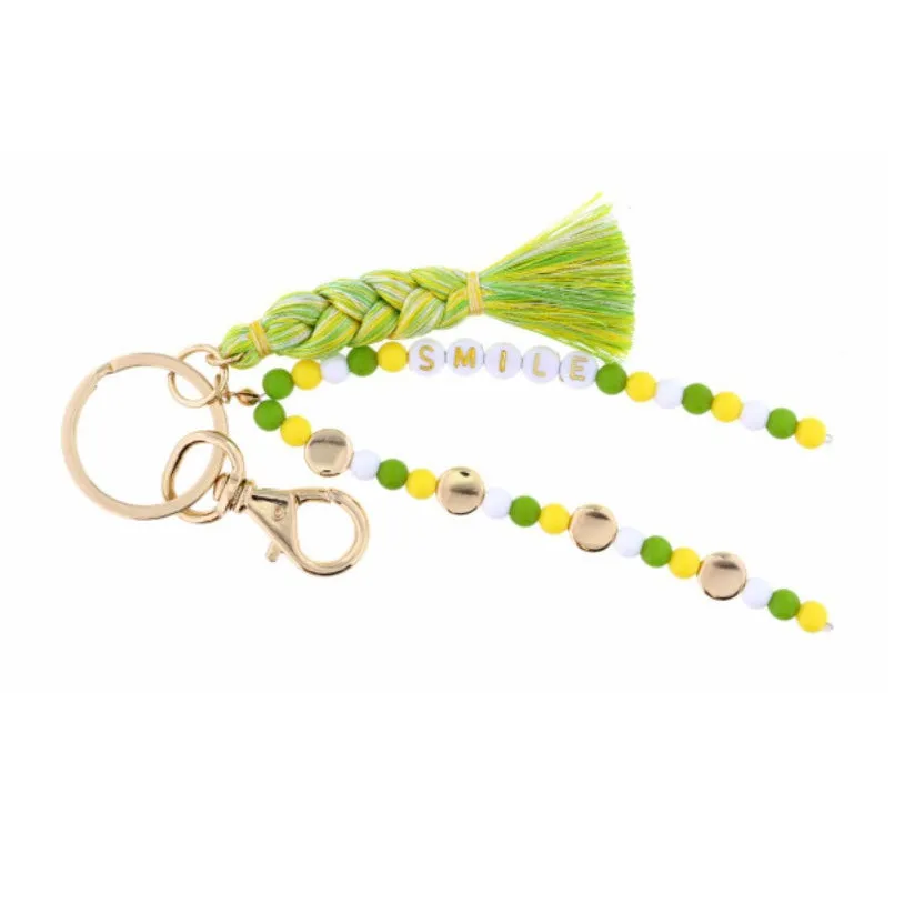 Jane Marie - Beaded Key Ring - Multicolor