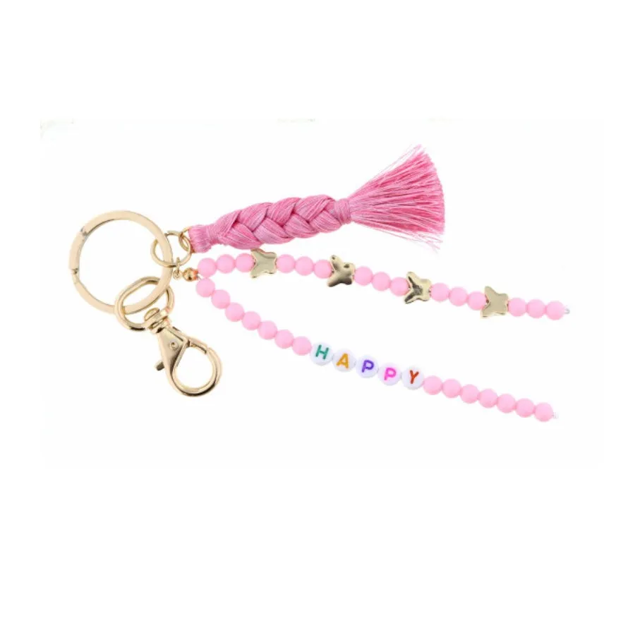 Jane Marie - Beaded Key Ring - Multicolor