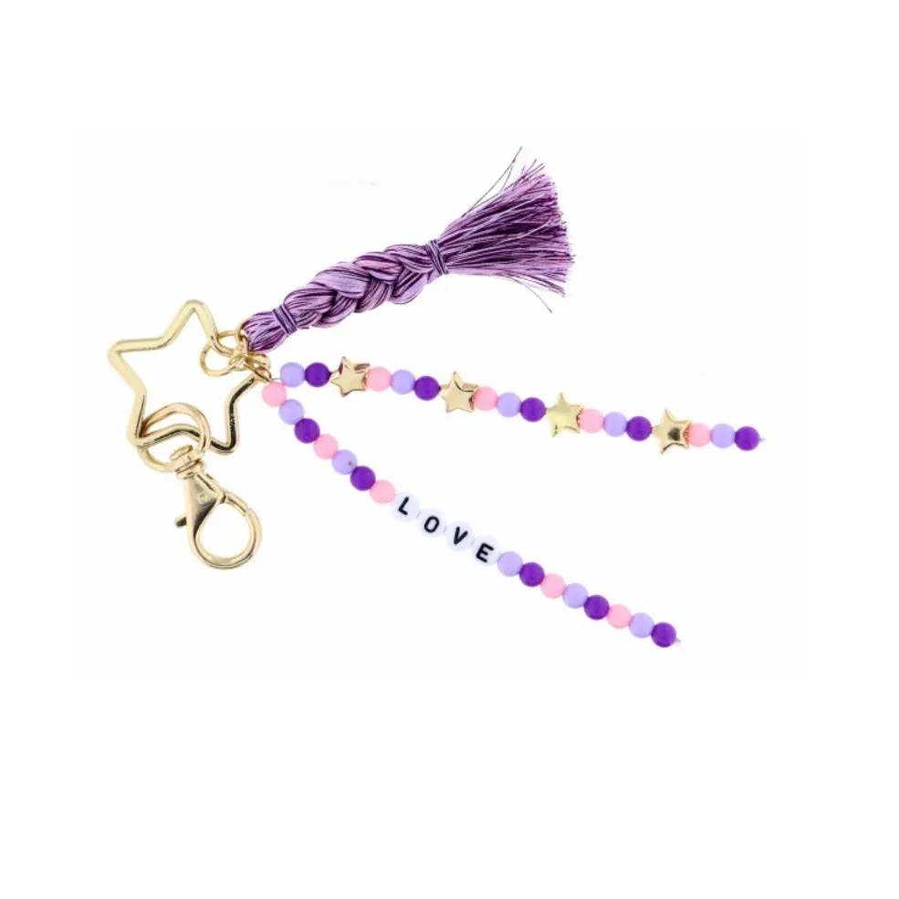 Jane Marie - Beaded Key Ring - Multicolor